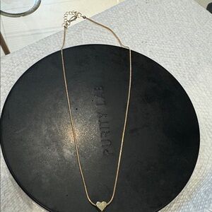 Elegant Gold Heart Necklace